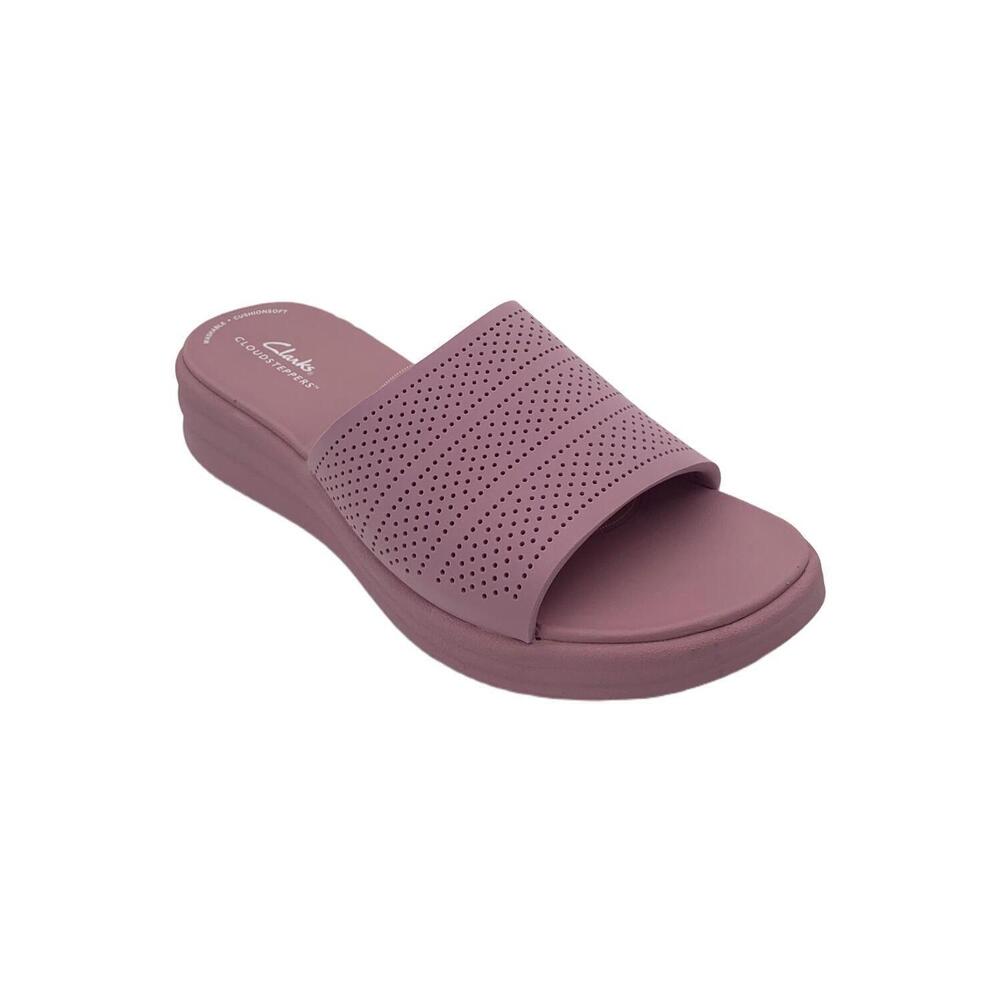 CLOUDSTEPPERS by Clarks Women's Drift Twist Casual Slides Purple - Medium